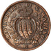 Monnaie, San Marino, 5 Centesimi, 1935, Rome, SUP, Bronze, KM:12