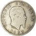 Moeda, Itália, Vittorio Emanuele II, Lira, 1863, Milan, F(12-15), Prata