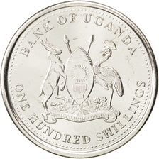 Monnaie, Uganda, 100 Shillings, 2008, SPL, Copper-nickel, KM:67