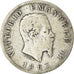 Italia, Vittorio Emanuele II, Lira, 1863, Torino, MB, Argento, KM:5a.2