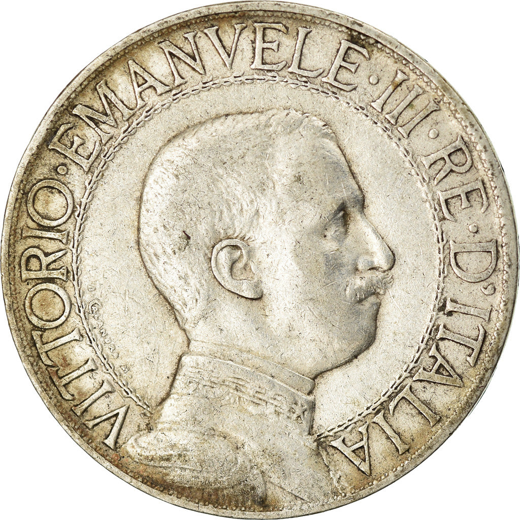 Coin, Italy, Vittorio Emanuele III, Lira, 1913, Rome, VF(30-35), Silver, KM:45
