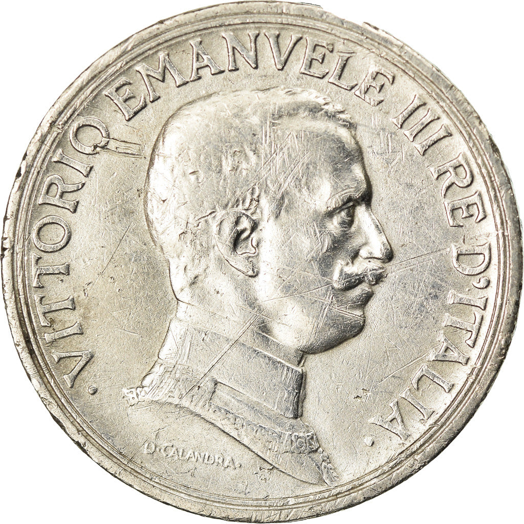 Monnaie, Italie, Vittorio Emanuele III, 2 Lire, 1914, Rome, TTB, Argent, KM:55