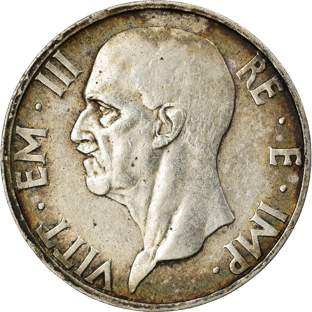 Monnaie, Italie, Vittorio Emanuele III, 5 Lire, 1936, Rome, TTB+, Argent, KM:79
