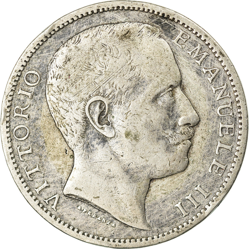 Monnaie, Italie, Vittorio Emanuele III, 2 Lire, 1905, Rome, TB+, Argent, KM:33