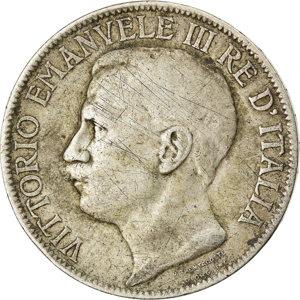 Münze, Italien, Vittorio Emanuele III, 2 Lire, 1911, Rome, S, Silber, KM:52
