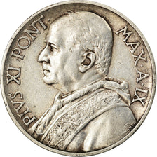 Münze, Vatikanstadt, Pius XI, 5 Lire, 1930, Roma, SS, Silber, KM:7