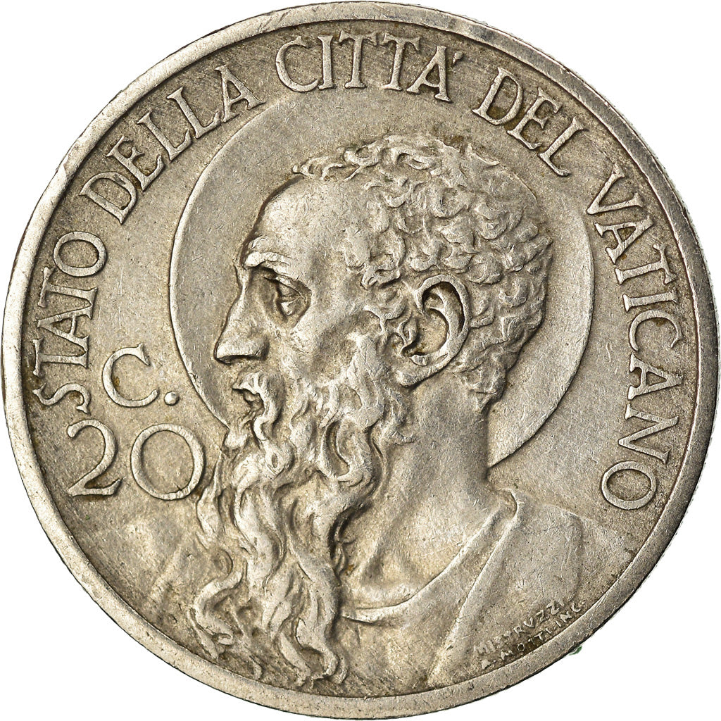 Monnaie, Cité du Vatican, Pius XI, 50 Centesimi, 1934, SUP, Nickel, KM:4