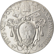 Moneda, CIUDAD DEL VATICANO, Pius XII, Lira, 1941, EBC, Acero inoxidable, KM:26a