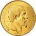 Moneta, Francja, Napoleon III, Napoléon III, 50 Francs, 1857, Paris, AU(50-53)
