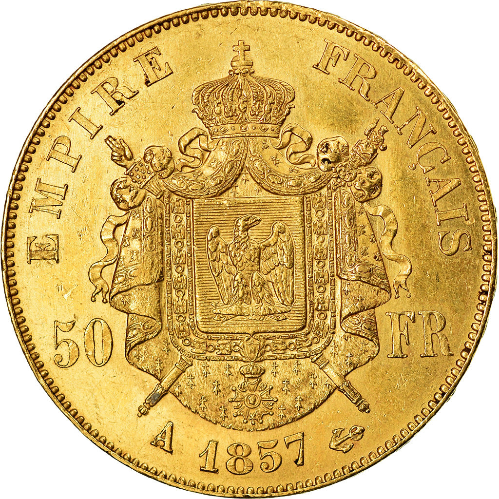 Münze, Frankreich, Napoleon III, Napoléon III, 50 Francs, 1857, Paris, SS+