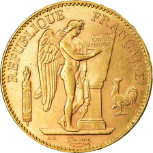 Monnaie, France, Génie, 100 Francs, 1907, Paris, SUP, Or, Gadoury:1137a, KM:858