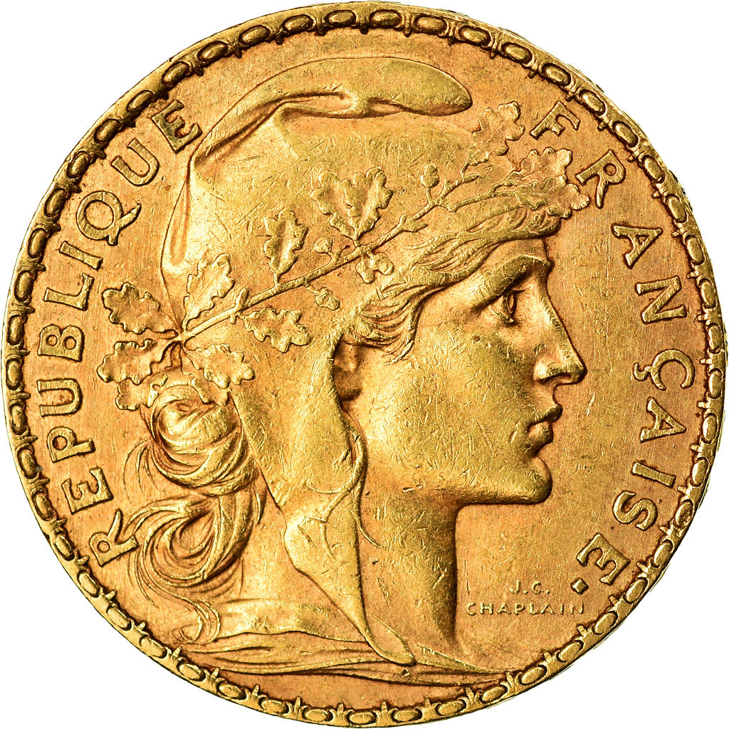 Coin, France, Marianne, 20 Francs, 1902, Paris, EF(40-45), Gold, KM:847