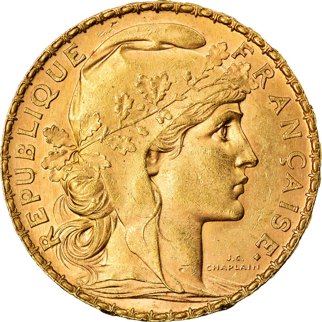 Monnaie, France, Marianne, 20 Francs, 1904, Paris, TTB+, Or, Gadoury:1064