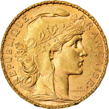 Monnaie, France, Marianne, 20 Francs, 1904, Paris, TTB+, Or, Gadoury:1064