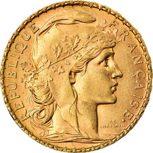 Monnaie, France, Marianne, 20 Francs, 1910, SPL, Or, Gadoury:1064a, KM:857