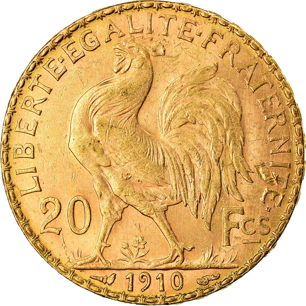 Monnaie, France, Marianne, 20 Francs, 1910, SPL, Or, Gadoury:1064a, KM:857