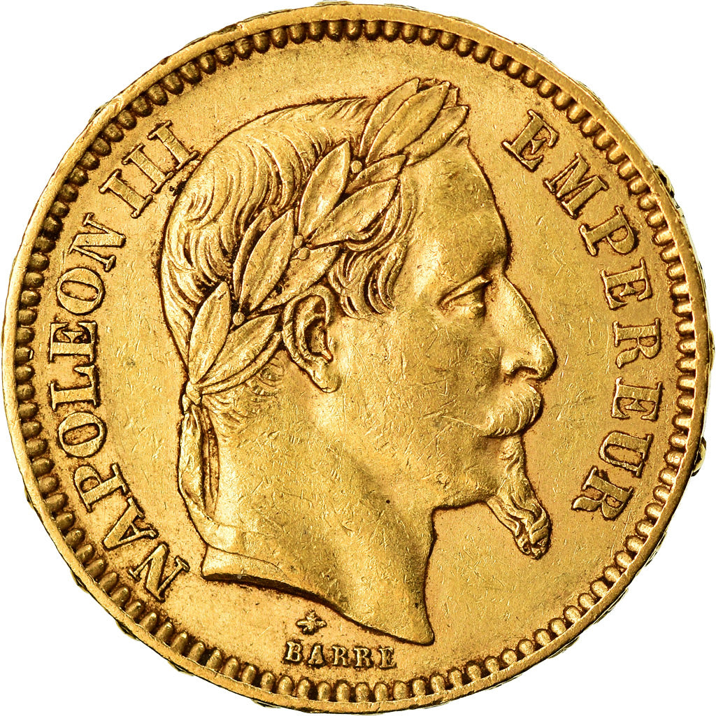 Monnaie, France, Napoleon III, Napoléon III, 20 Francs, 1861, Paris, TTB, Or