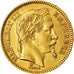 Moneda, Francia, Napoleon III, 20 Francs, 1865, Strasbourg, EBC, Oro, KM:801.2