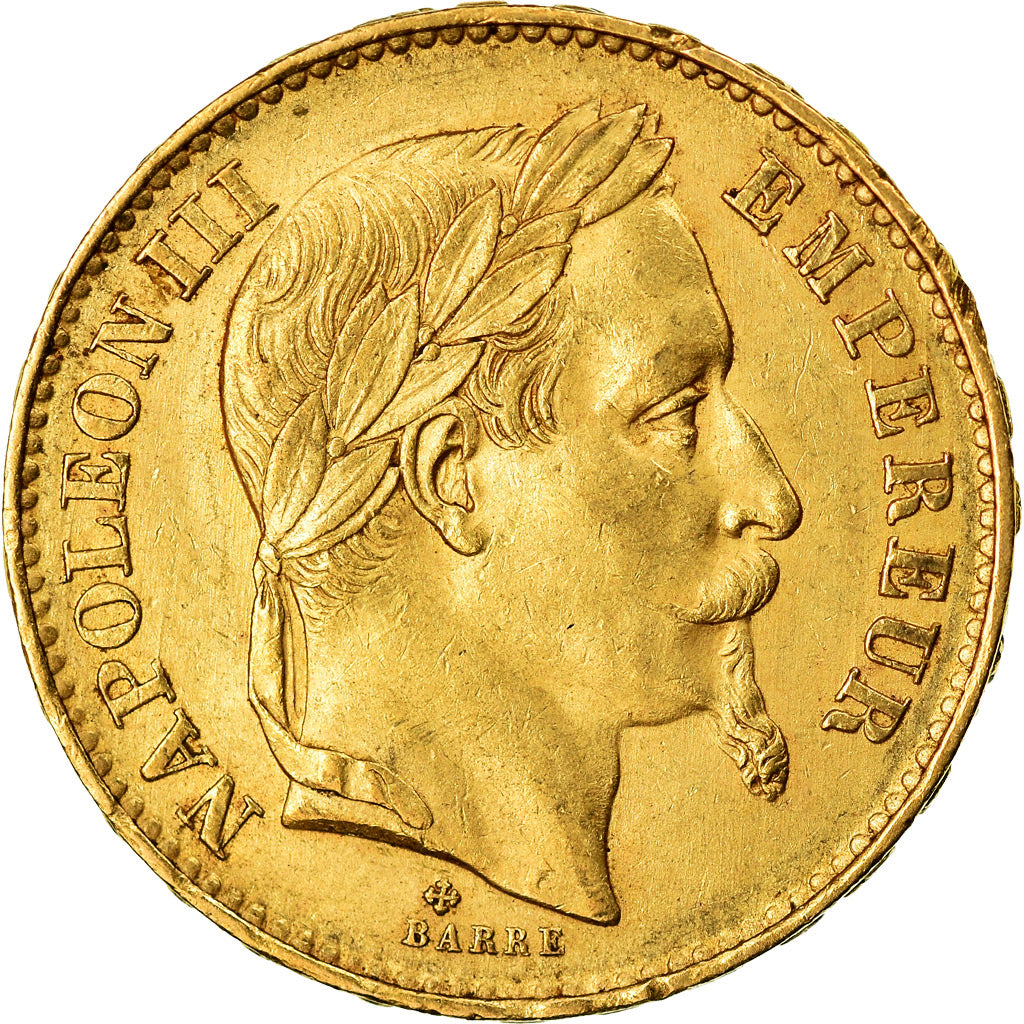 Münze, Frankreich, Napoleon III, Napoléon III, 20 Francs, 1869, Strasbourg
