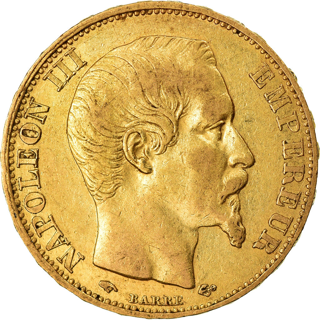 Monnaie, France, Napoleon III, 20 Francs, 1857, Paris, TTB+, Or, Gadoury:1061