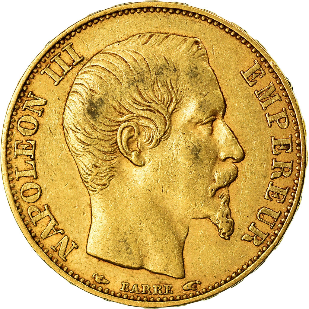 Coin, France, Napoleon III, Napoléon III, 20 Francs, 1854, Paris, EF(40-45)