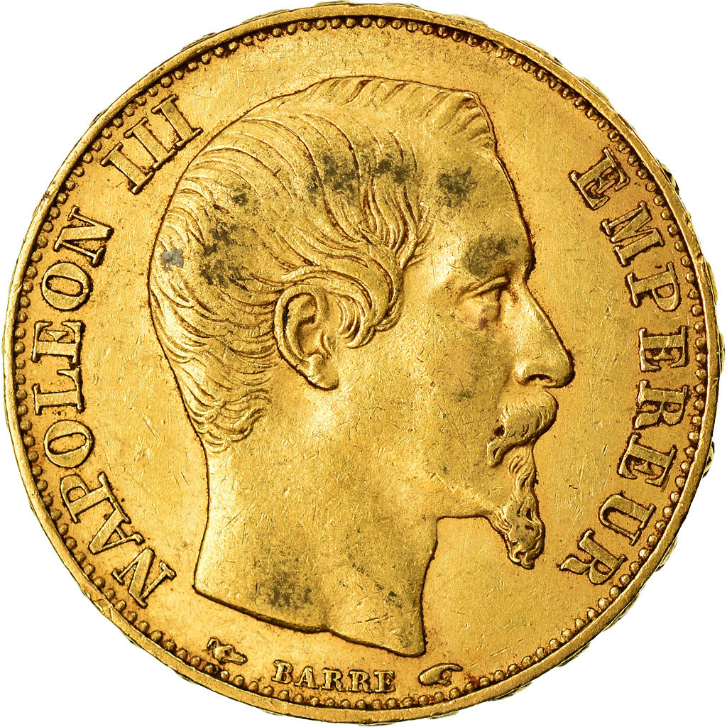 Münze, Frankreich, Napoleon III, Napoléon III, 20 Francs, 1854, Paris, SS