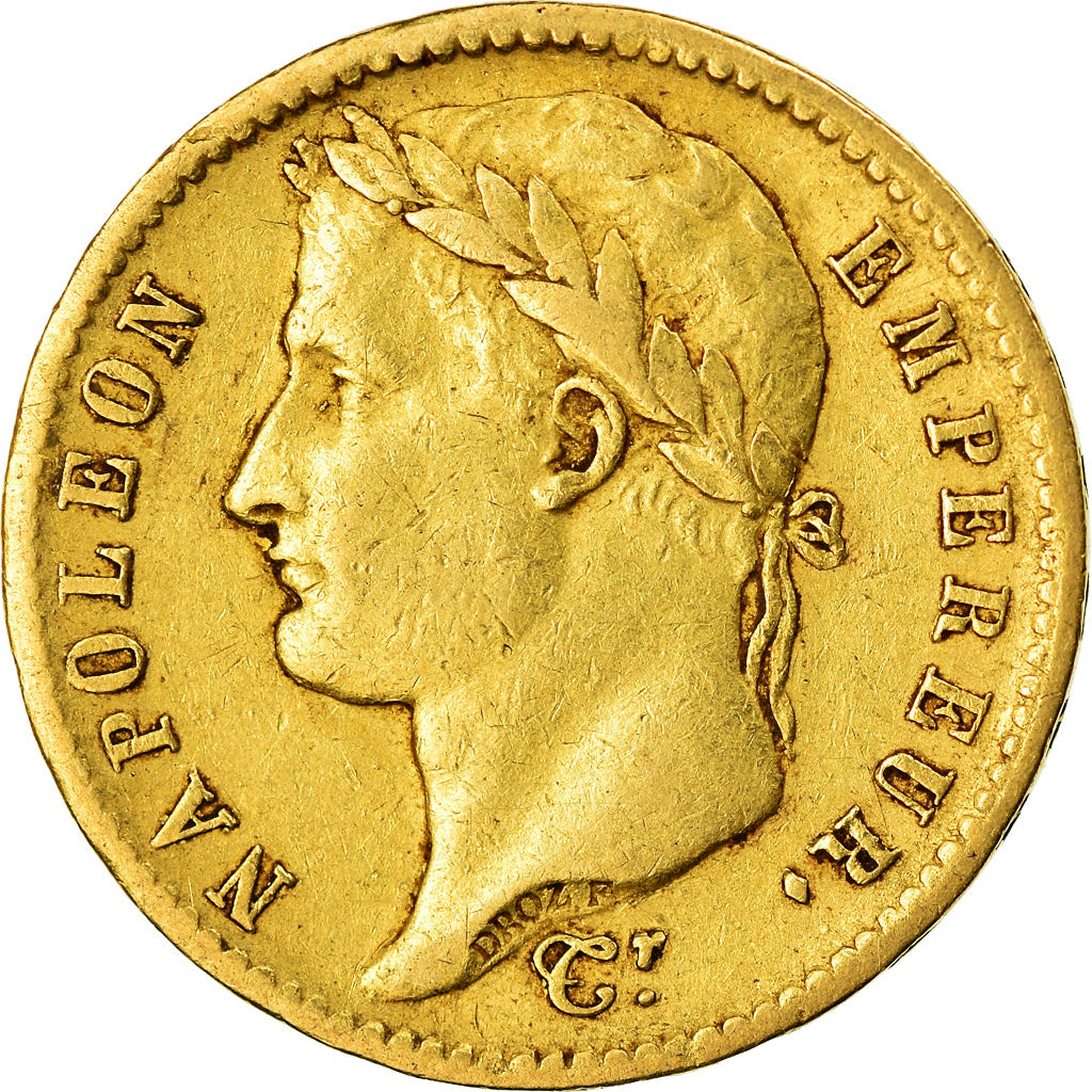 Moneta, Francia, Napoléon I, 20 Francs, 1811, Paris, BB, Oro, KM:695.1