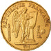 Moeda, França, Génie, 20 Francs, 1887, Paris, AU(50-53), Dourado, KM:825