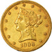 Moneta, Stati Uniti, Coronet Head, $10, Eagle, 1906, U.S. Mint, Denver, BB+