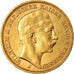 Coin, German States, PRUSSIA, Wilhelm II, 20 Mark, 1905, Hambourg, AU(55-58)