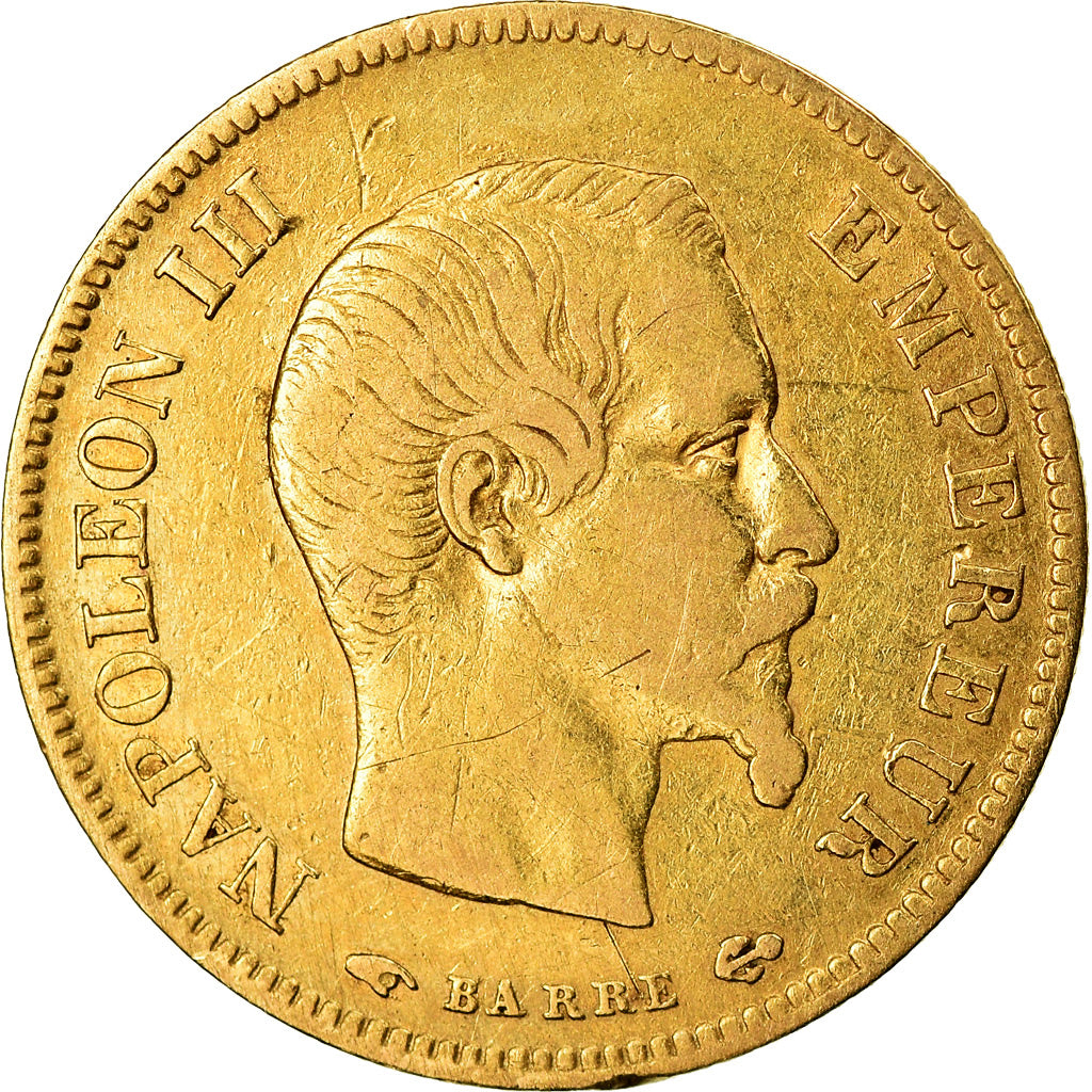 Monnaie, France, Napoleon III, Napoléon III, 10 Francs, 1856, Paris, TB, Or