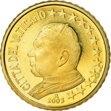 Cité du Vatican, 50 Euro Cent, 2003, FDC, Laiton, KM:346