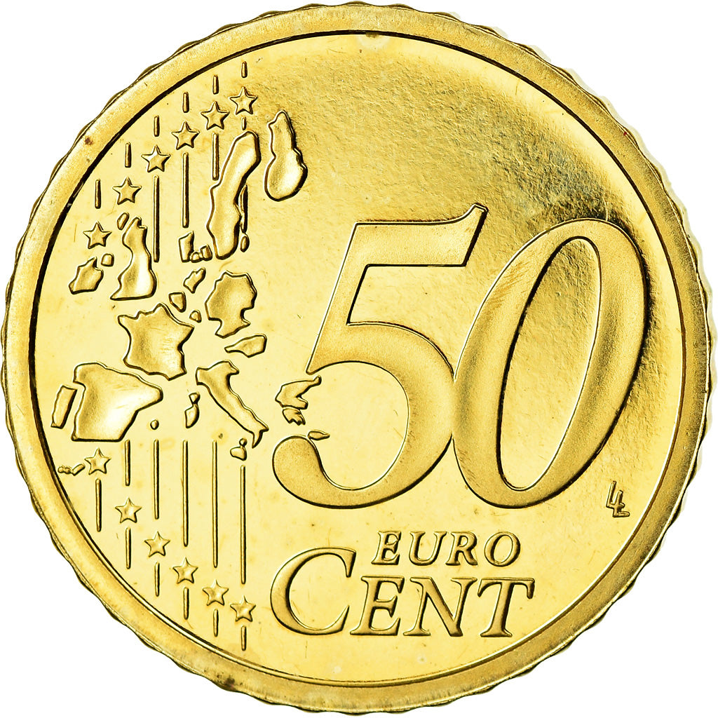 Cité du Vatican, 50 Euro Cent, 2003, FDC, Laiton, KM:346