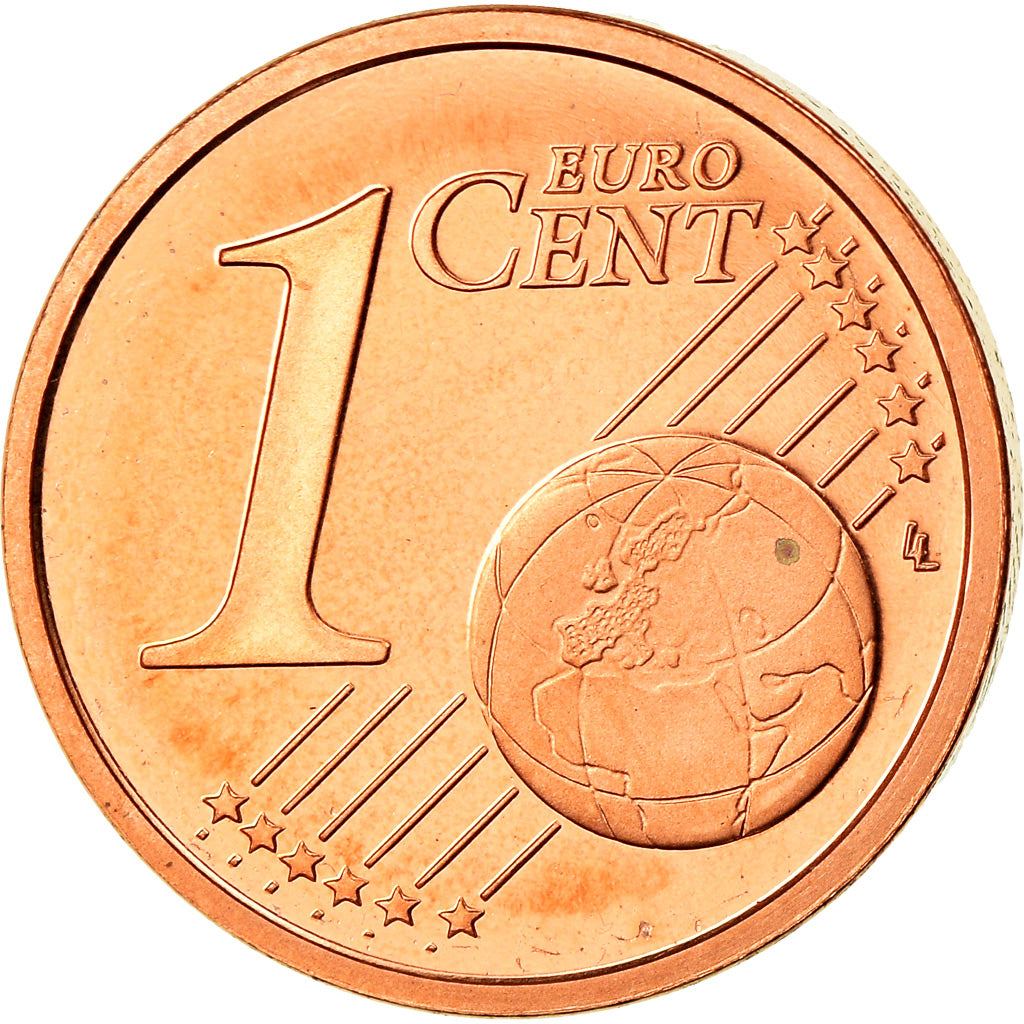 CIDADE DO VATICANO, Euro Cent, 2004, MS(65-70), Aço Cromado a Cobre, KM:341