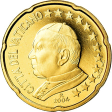 Monnaie, Cité du Vatican, John Paul II, 20 Euro Cent, 2004, Rome, FDC, Laiton