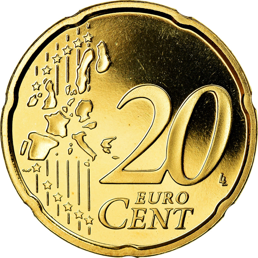 Monnaie, Cité du Vatican, John Paul II, 20 Euro Cent, 2004, Rome, FDC, Laiton