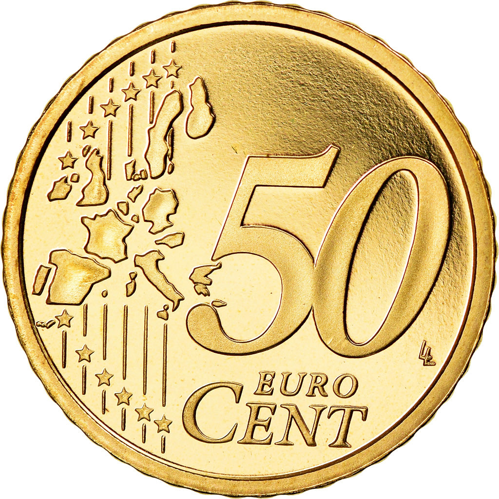 Monnaie, Cité du Vatican, John Paul II, 50 Euro Cent, 2004, Rome, FDC, Laiton