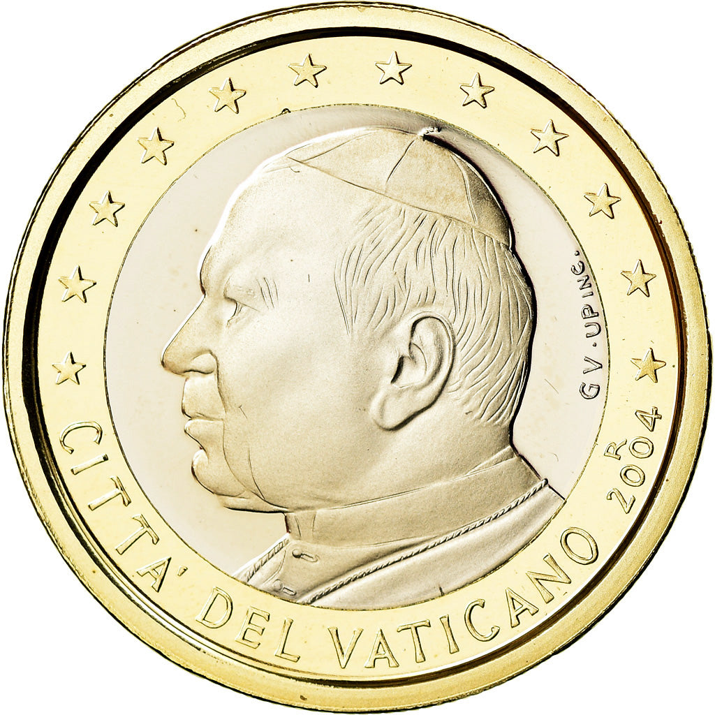 Vatikanstadt, Euro, 2004, STGL, Bi-Metallic, KM:347