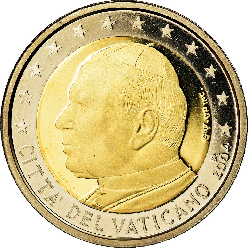 Monnaie, Cité du Vatican, John Paul II, 2 Euro, 2004, Rome, FDC, Bi-Metallic