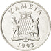 Coin, Zambia, 50 Ngwee, 1992, MS(63), Nickel plated steel, KM:30