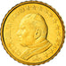 VATICAN CITY, 10 Euro Cent, 2005, MS(65-70), Brass, KM:344