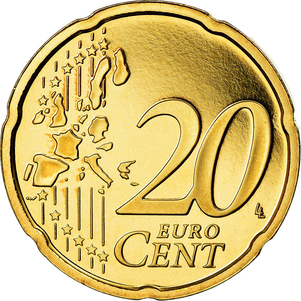 Vatikanstadt, 20 Euro Cent, 2005, STGL, Messing, KM:345