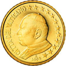 Cité du Vatican, 50 Euro Cent, 2005, FDC, Laiton, KM:346