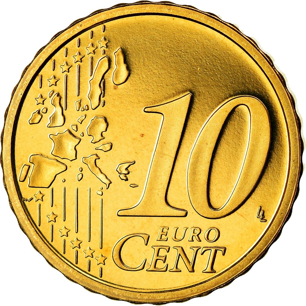 CITTÀ DEL VATICANO, 10 Euro Cent, 2006, FDC, Ottone, KM:378