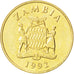 ZAMBIA, Kwacha, 1992, KM #38, MS(63), Brass, 19.2, 2.94