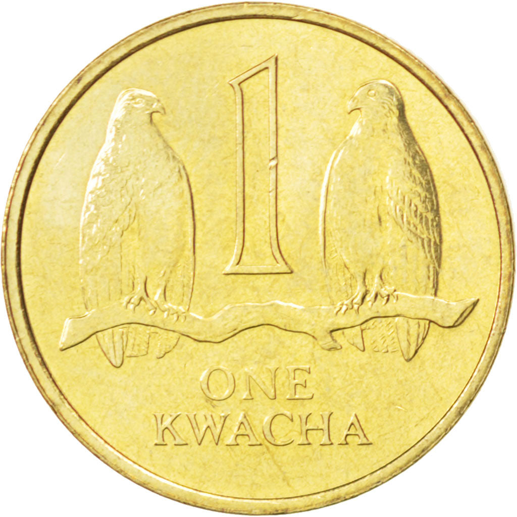 ZAMBIA, Kwacha, 1992, KM #38, MS(63), Brass, 19.2, 2.94