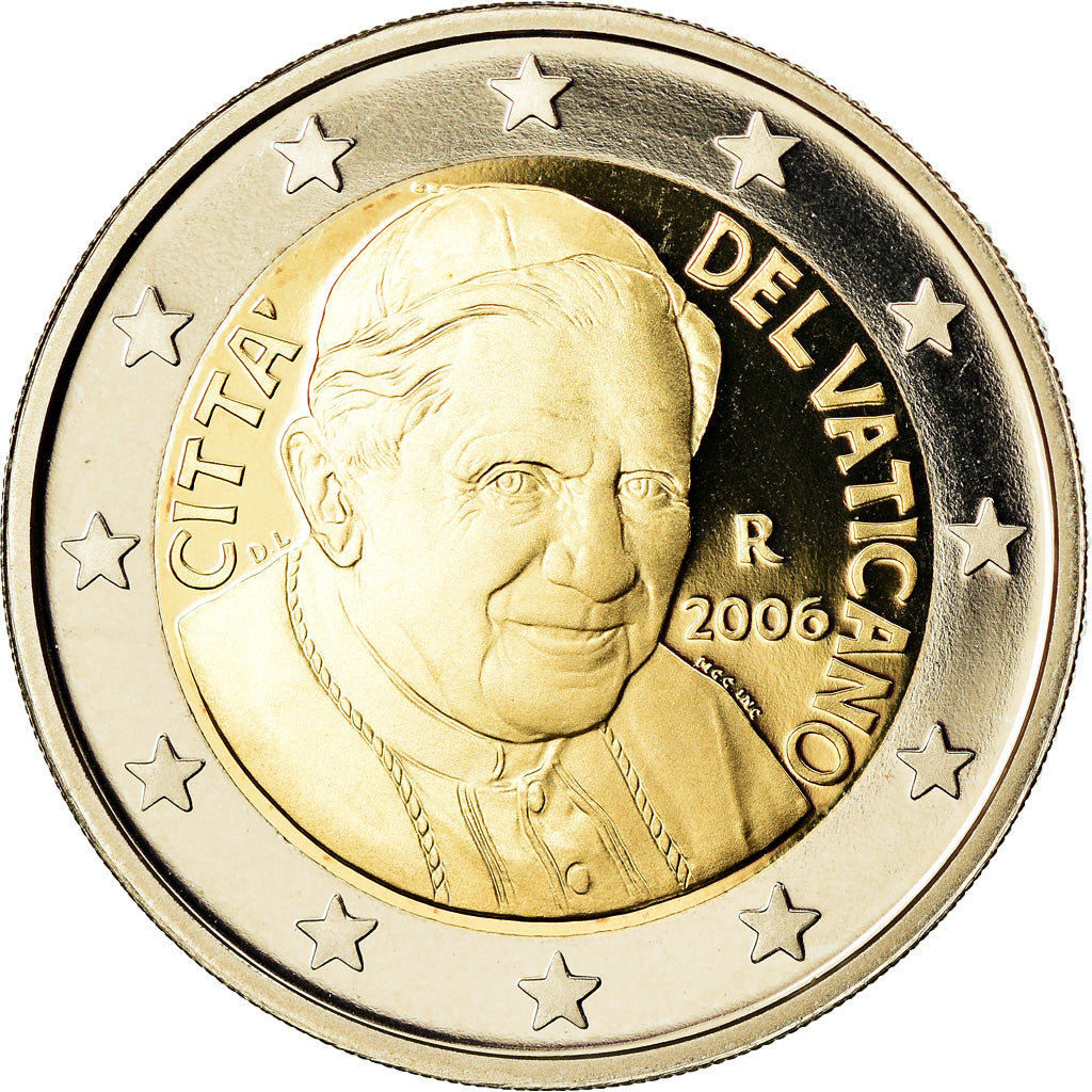 CITTÀ DEL VATICANO, 2 Euro, 2006, FDC, Bi-metallico, KM:382