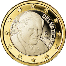 CITTÀ DEL VATICANO, Euro, 2008, BU, FDC, Bi-metallico, KM:388