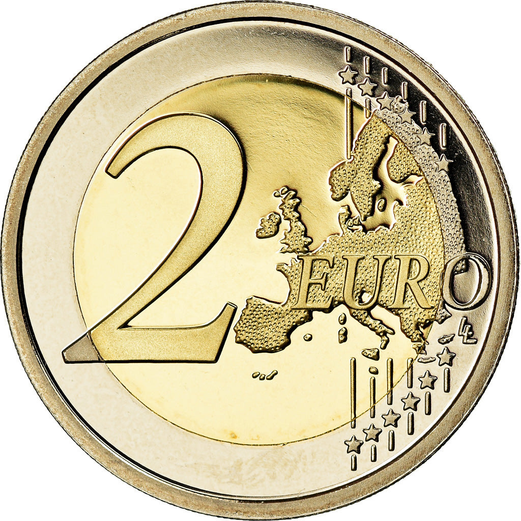 Vatikanstadt, 2 Euro, 2008, STGL, Bi-Metallic, KM:389