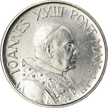 Coin, VATICAN CITY, John XXIII, 5 Lire, 1961, MS(63), Aluminum, KM:60.2